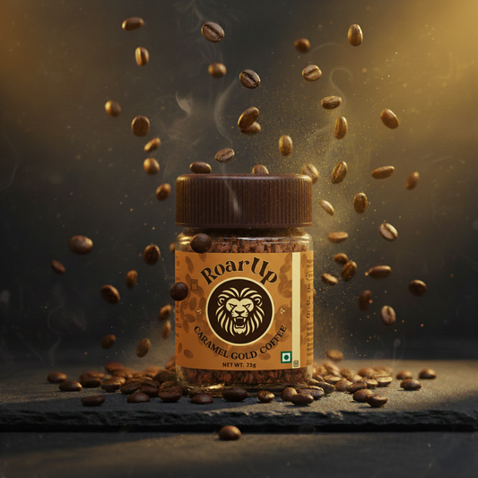 25gm Jar – 100% Pure Freeze-Dried Arabica Caramel Flavoured Coffee