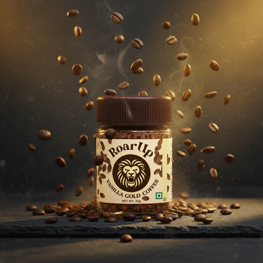 25gm Jar – 100% Pure Freeze-Dried Arabica Vanilla Flavoured Coffee