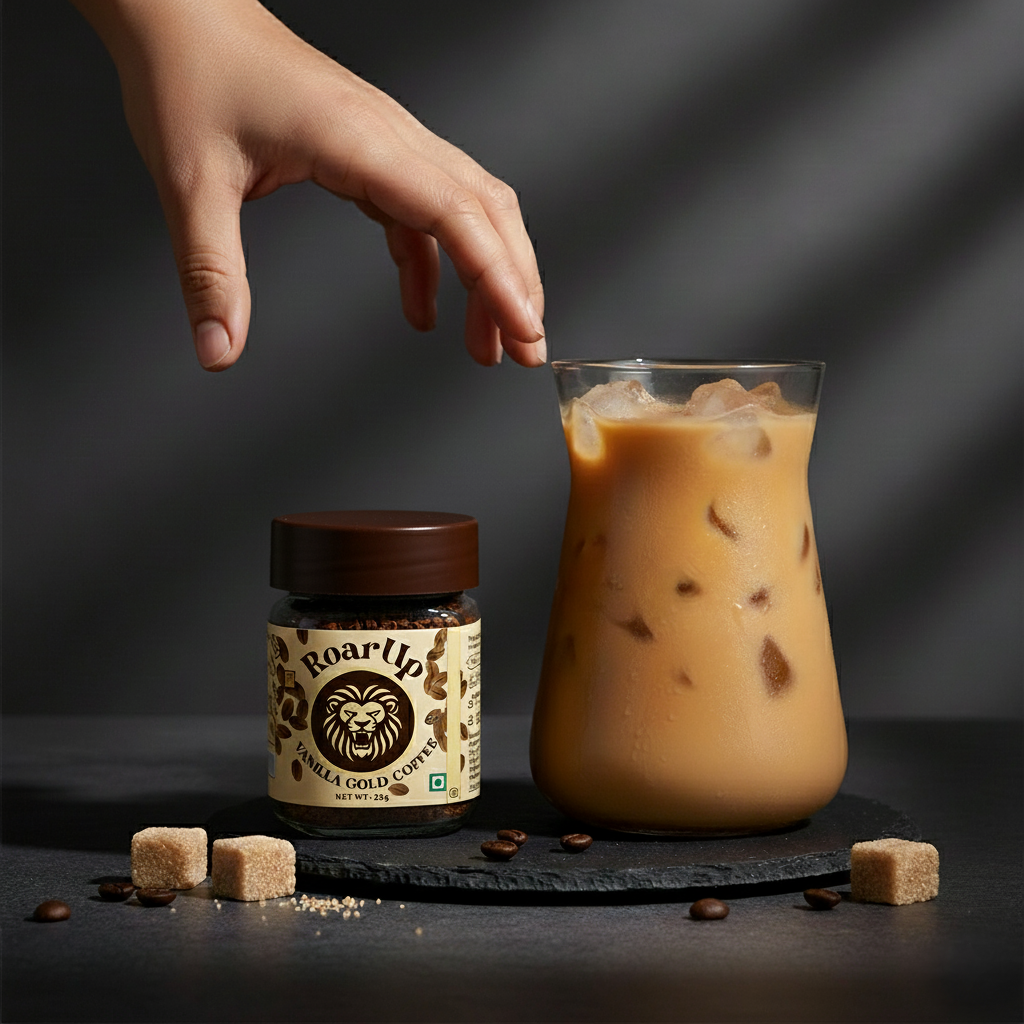 25gm Jar – 100% Pure Freeze-Dried Arabica Vanilla Flavoured Coffee