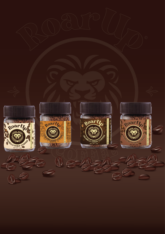 Gold & Flavour Gift Set | 4x25g Flavoured Jar